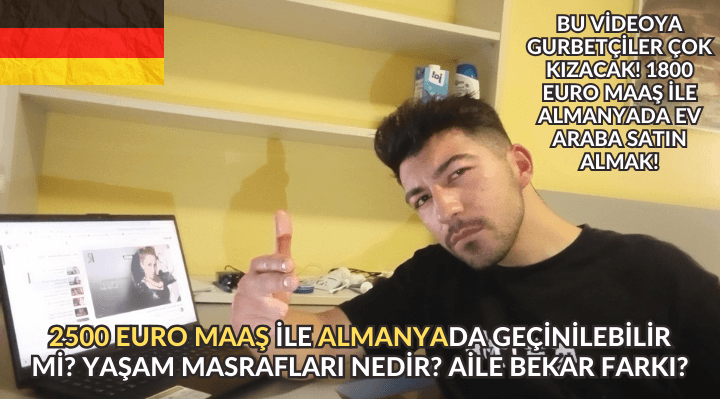 ALMANYADA 1800 EURO MAAŞ İLE EV ARABA ALMAK! - GURBETÇİLER NEDEN AĞLIYOR? - ALMANYA TÜM MASRAFLAR!